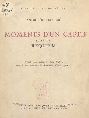 cover image of Moments d'un captif